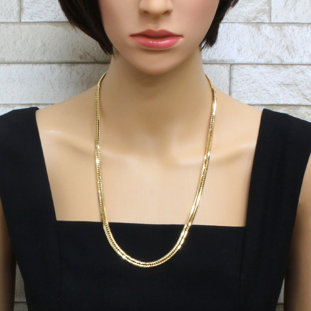 ゴールド喜平ネックレス　12面トリプル50cm 12.8g美品 K18 18金 喜平ネックレス 12面トリプル 300g UP 61cm 中折れ