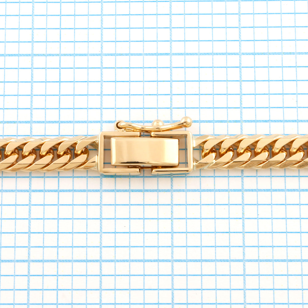 喜平 6面ダブル ネックレス 60cm 約 50g 6DCW 18金ネックレス 留め具中
