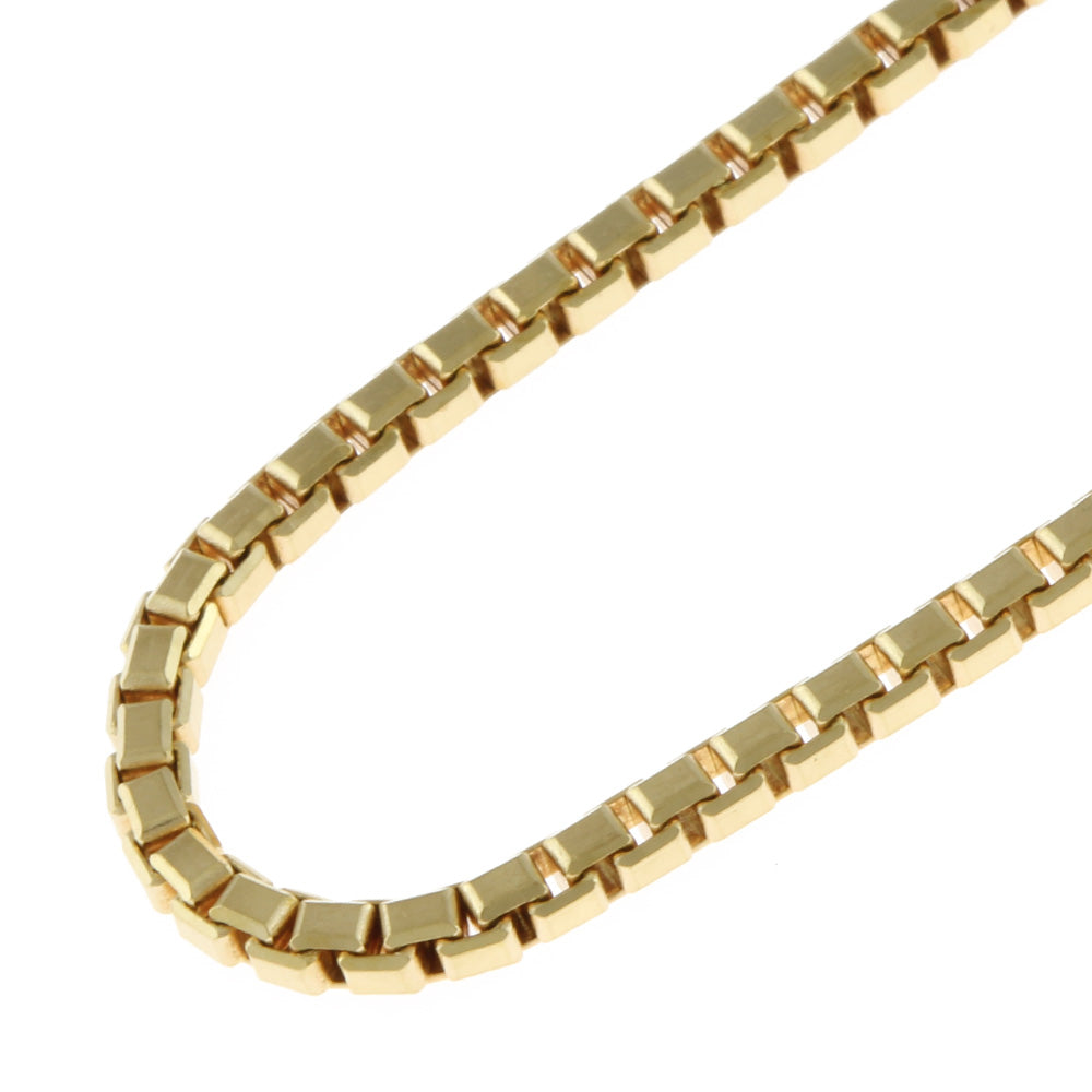 Used] K18 necklace chain Venetian chain 18K K18 gold gold unisex