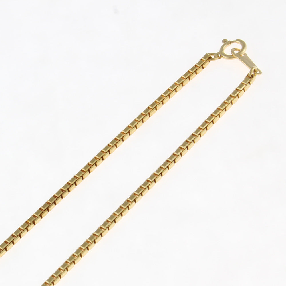 Used] K18 necklace chain Venetian chain 18K K18 gold gold unisex