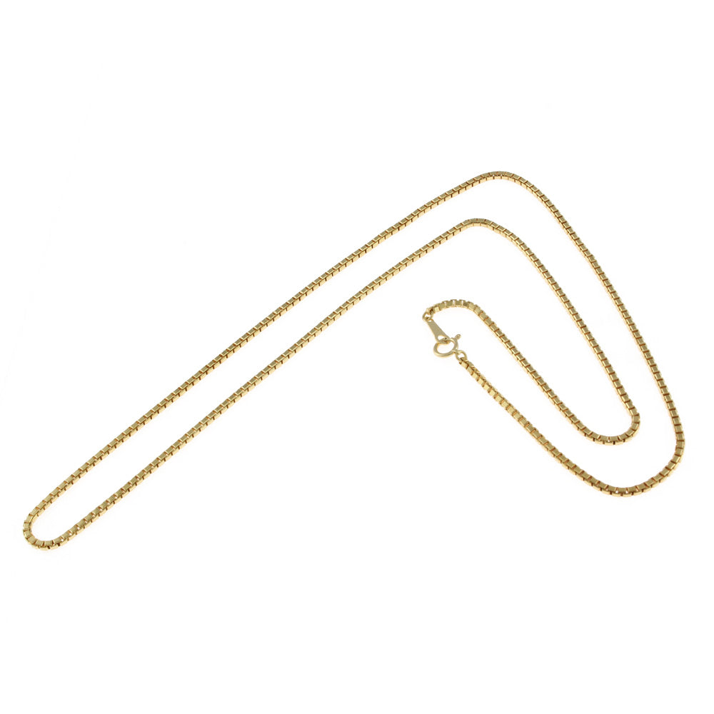 中古】 K18 ネックレスチェーン ベネチアンチェーン 18金 K18ゴールド