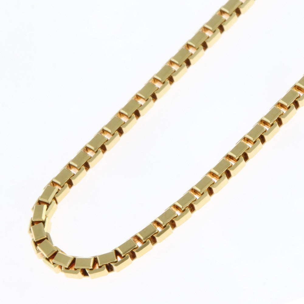 アクセサリー K18 Gold Venetian Chain Necklace 45cm Used] K18 necklace chain Venetian chain 18K K18 gold gold unisex