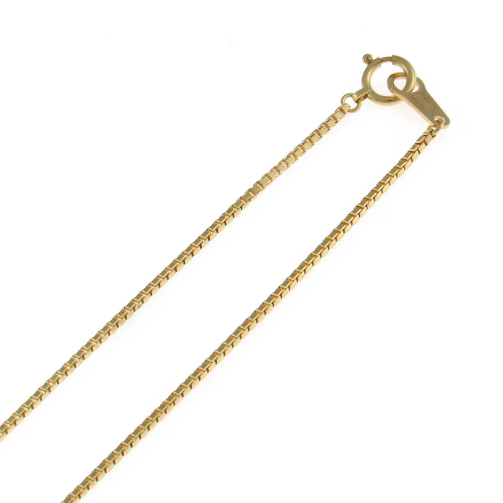 中古】 K18 ネックレスチェーン ベネチアンチェーン 18金 K18ゴールド