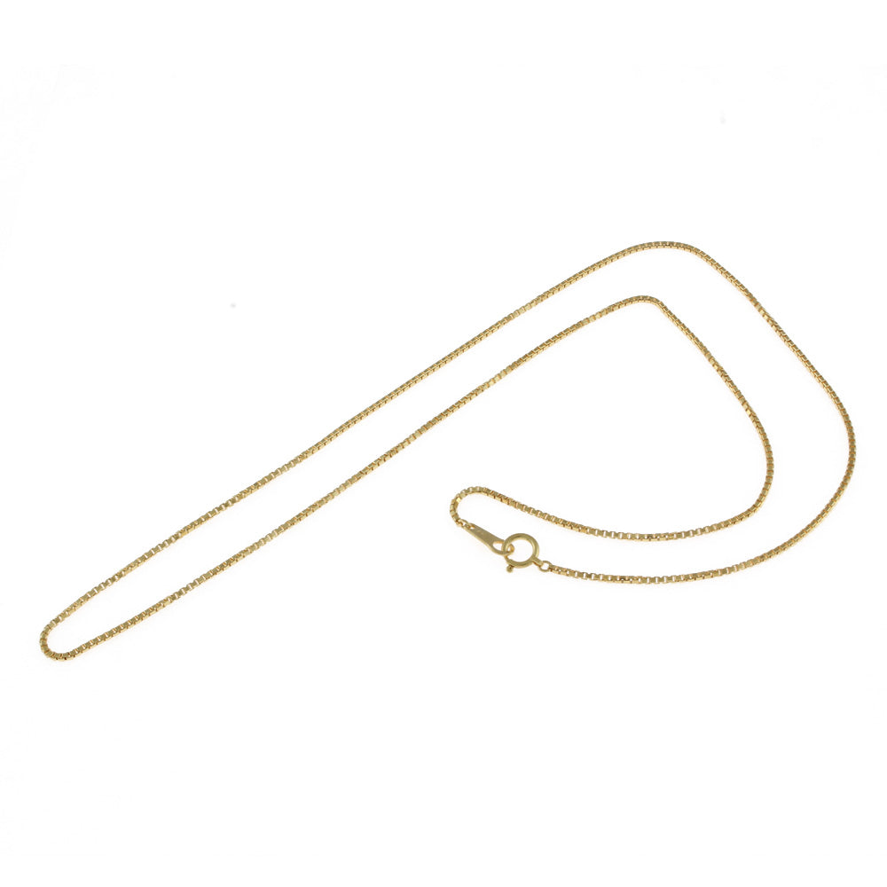 中古】 K18 ネックレスチェーン ベネチアンチェーン 18金 K18ゴールド