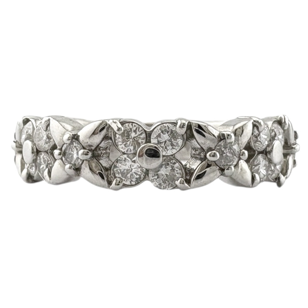 リング 指輪 11号 Pt900プラチナ ダイヤモンド レディース 中古