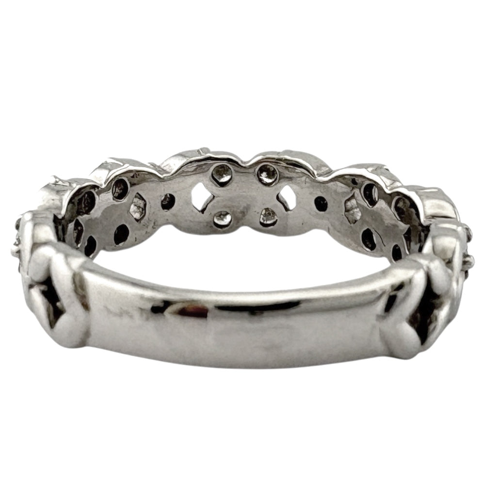 メイプル　ダイヤモンド　プラチナ　リング　11号 バイセル公式】サファイア デザインリング プラチナ 指輪