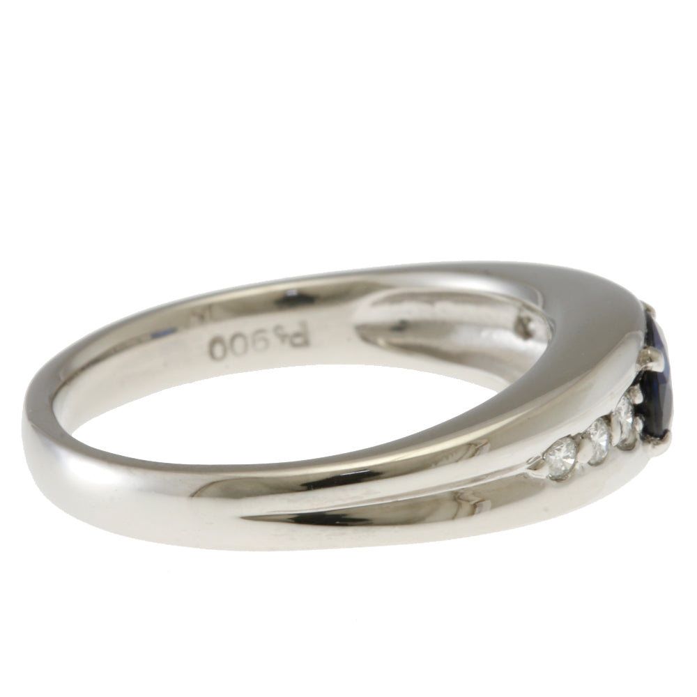 リング・指輪 10.5号 Pt900プラチナ サファイア 0.54ct