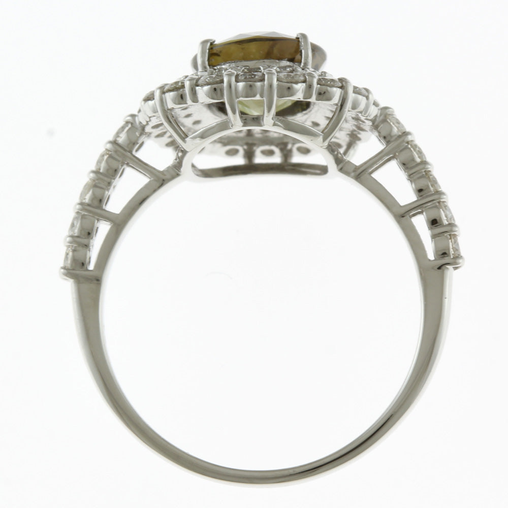 リング 指輪 11号 Pt950プラチナ アレキサンドライト レディース  