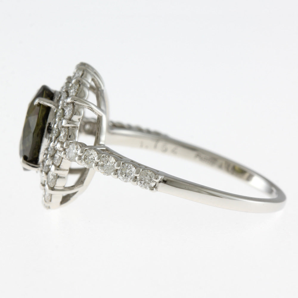 リング 指輪 11号 Pt950プラチナ アレキサンドライト レディース  