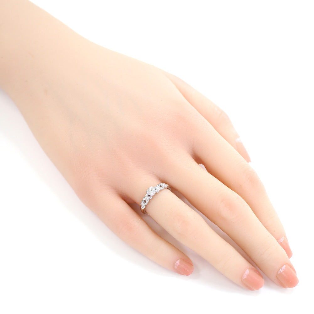 ダイヤモンドSALE】鑑定書付き 0.274ct D-VS1-EX リング 指輪 8号 