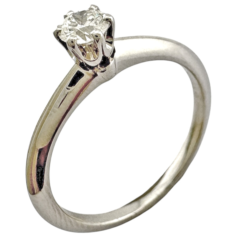 リング 指輪 11号 Pt950プラチナ ダイヤモンド 0.22ct レディース 中古