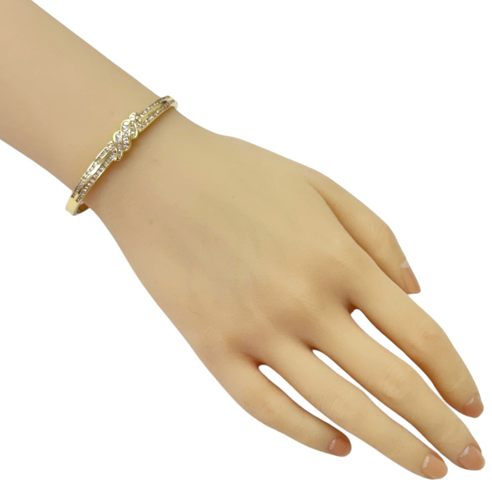 ダイヤモンドバングル　k18 新品 ダイヤモンド バングル – K18 YG 、0.5ct