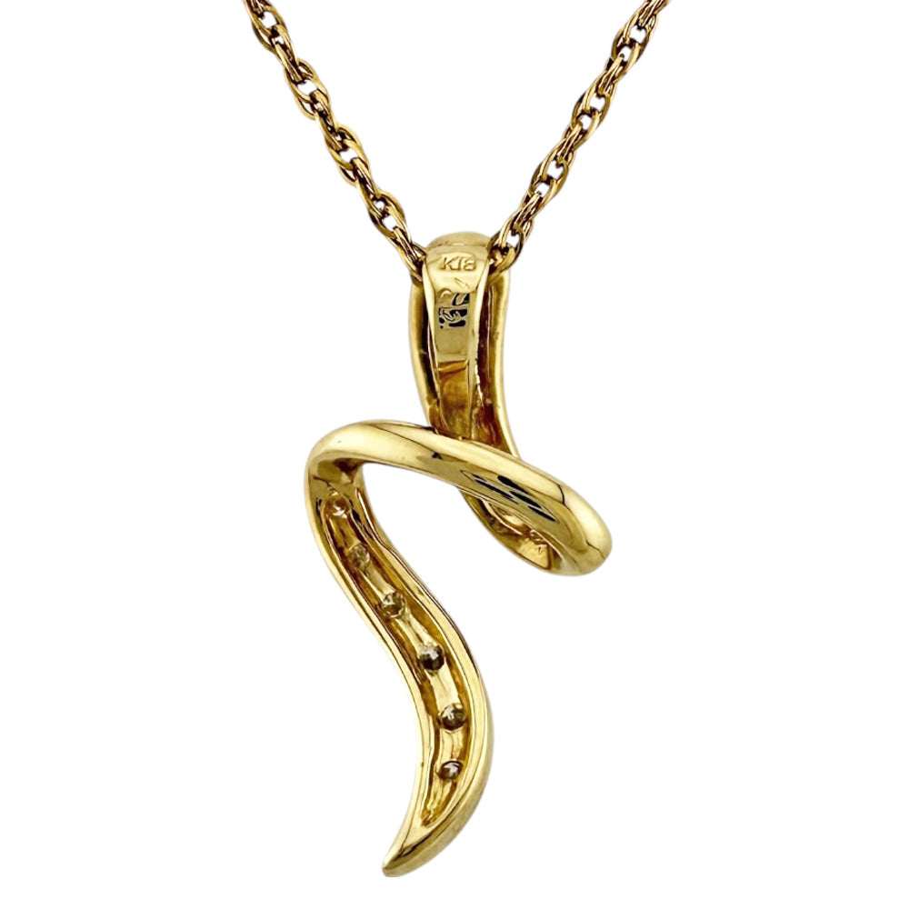 Tattoo K18ゴールドクリスタルネックレス ネックレス 18金 K18イエローゴールド ダイヤモンド レディース