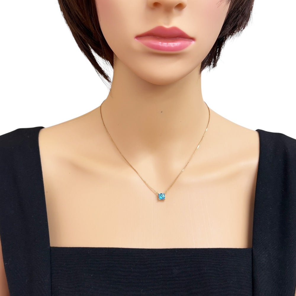 ネックレス 18金 ブルートパーズ レディース 中古 – 【公式