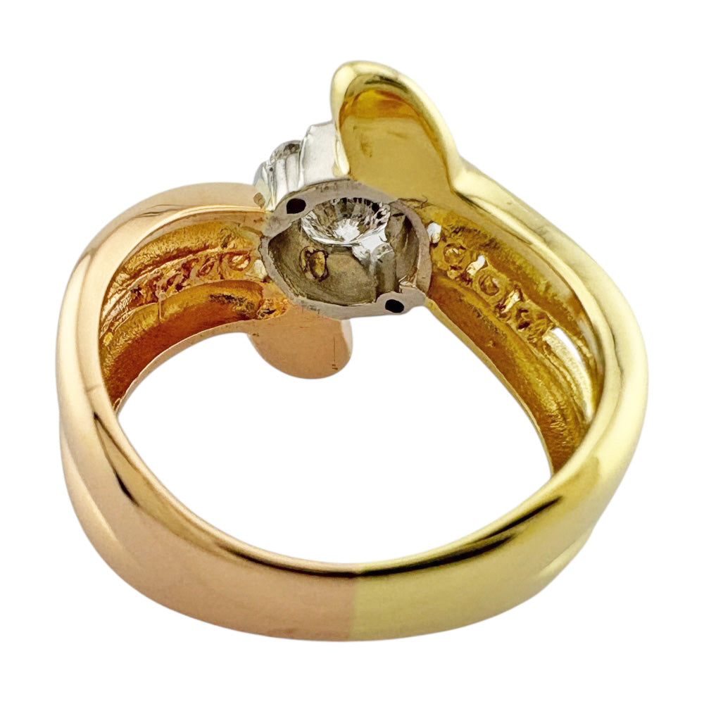 リング 指輪 10号 18金 ダイヤモンド 0.50ct レディース 中古3カラー 