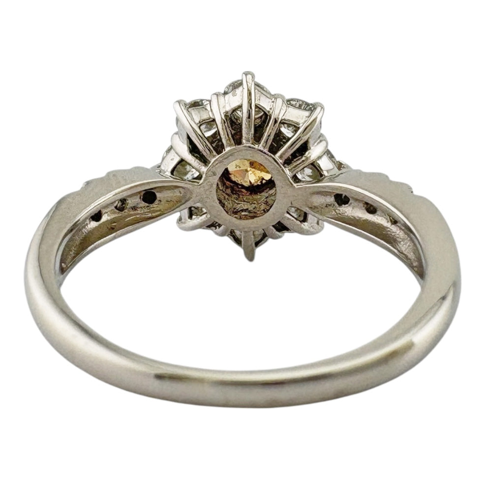 リング 指輪 12号 Pt900プラチナ ダイヤモンド レディース 中古  