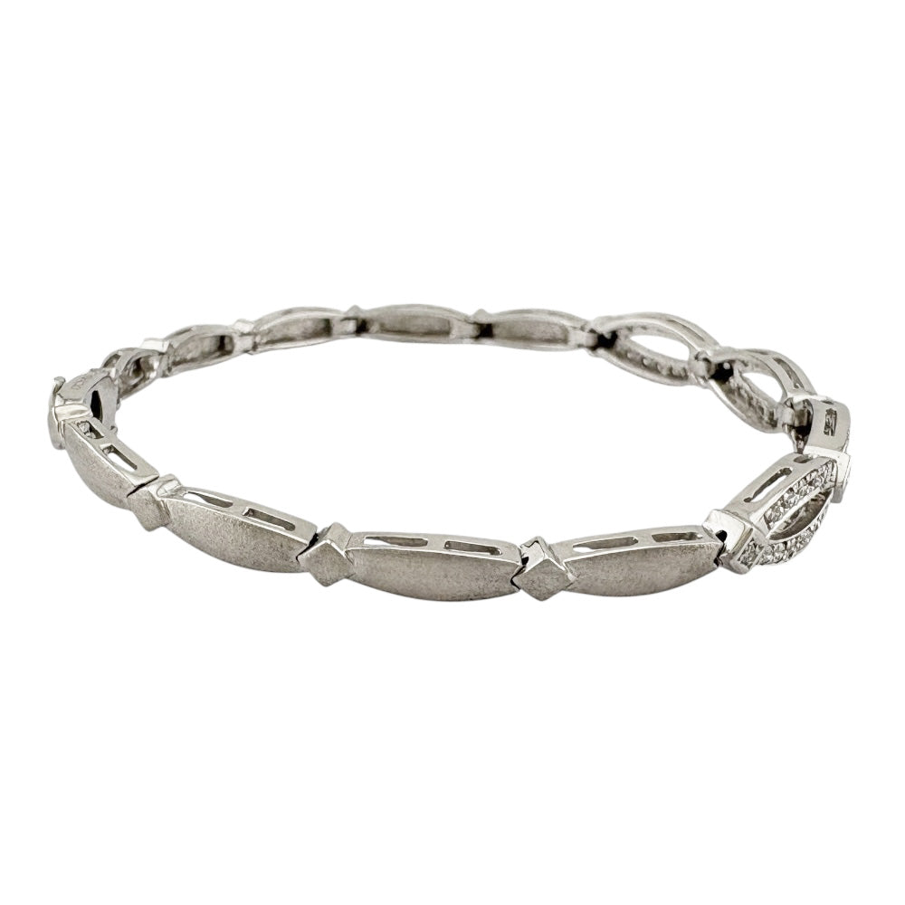 新品未使用品:K18ホワイトゴールドブレスレット K18ホワイトゴールド ブレスレット | 111631133201 | 【公式】4