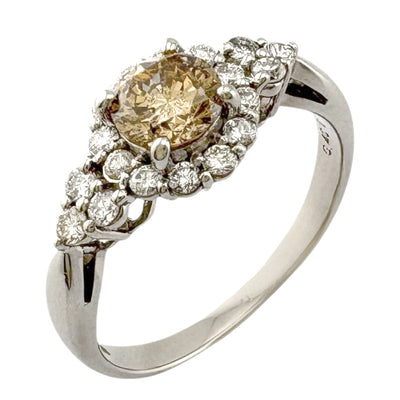 リング 指輪 14.0号 Pt900プラチナ ダイヤモンド レディース