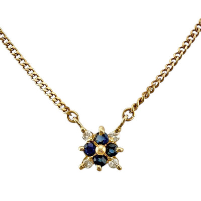 K18 18金　ペンダント　ネックレス　サファイア サファイア ネックレス 18金 K18 レディース ダイヤモンド