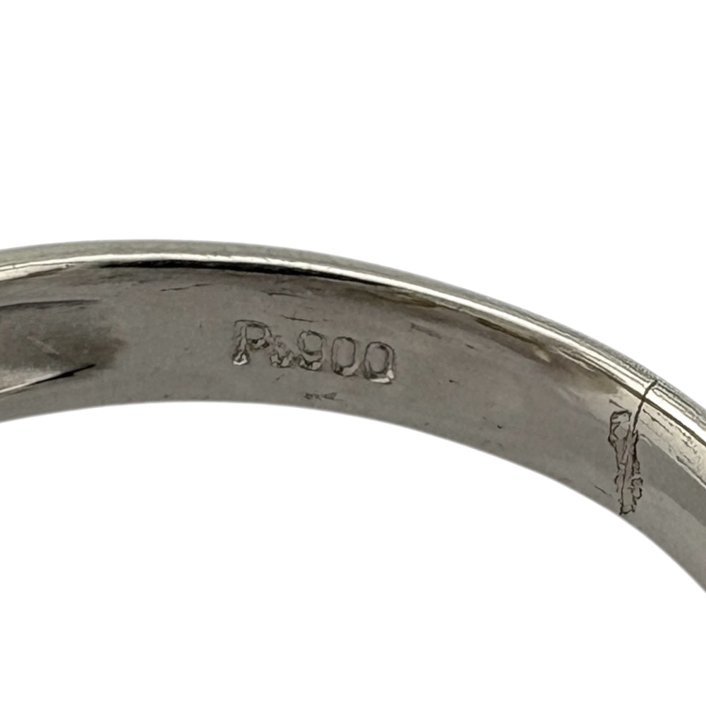 リング 指輪 7.5号 Pt900プラチナ ダイヤモンド レディース 中古