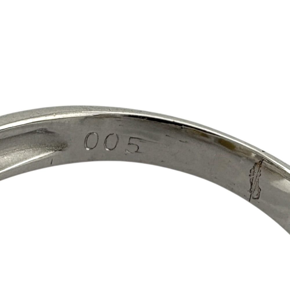 リング 指輪 7.5号 Pt900プラチナ ダイヤモンド レディース 中古