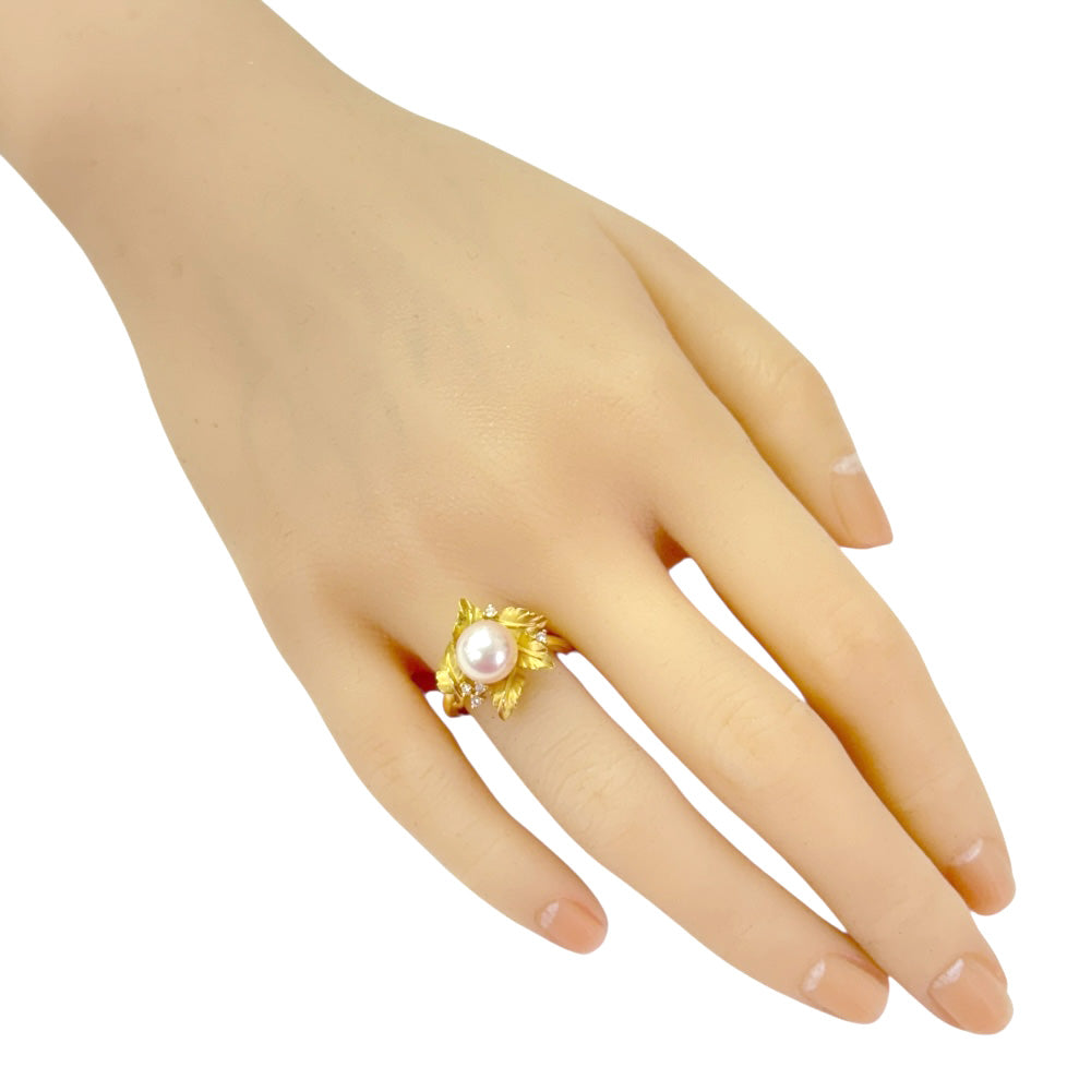 K18　イエローゴールドリング　13号 リング 指輪 13号 18金 K18イエローゴールド ダイヤモンド