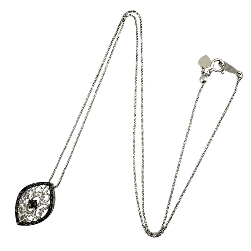 美品/K18WGネックレス ネックレス 18金 K18ホワイトゴールド ダイヤモンド レディース 中古