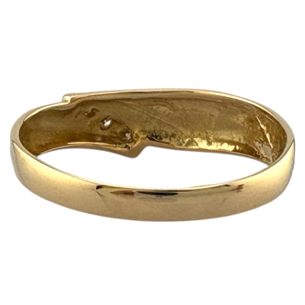 リング 指輪 12.5号 18金 K18イエローゴールド ダイヤモンド