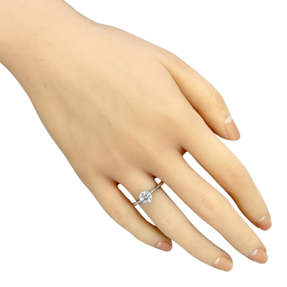 pt900 プラチナダイヤモンドリング　１７号 リング・指輪 17号 Pt900プラチナ ダイヤモンド 0.51ct レディース