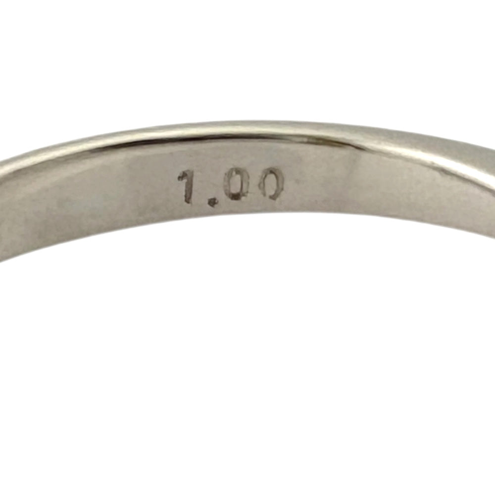 Pt900 指輪 ダイヤモンド1ct 17号 5、1g レディース 中古 Pt900 指輪 ダイヤモンド1ct 17号 5、1g レディース 中古 リング 指輪