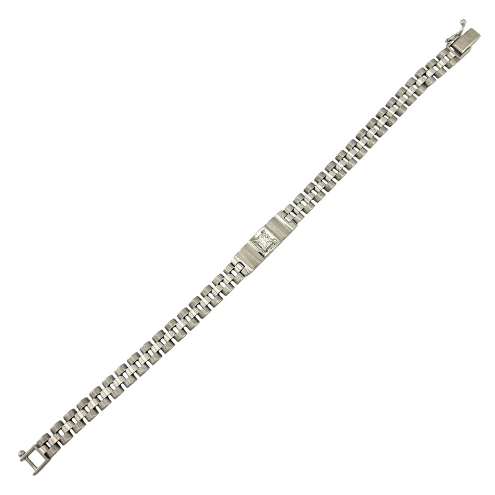 ブレスレット Pt850プラチナ ダイヤモンド 0.349ct レディース 中古