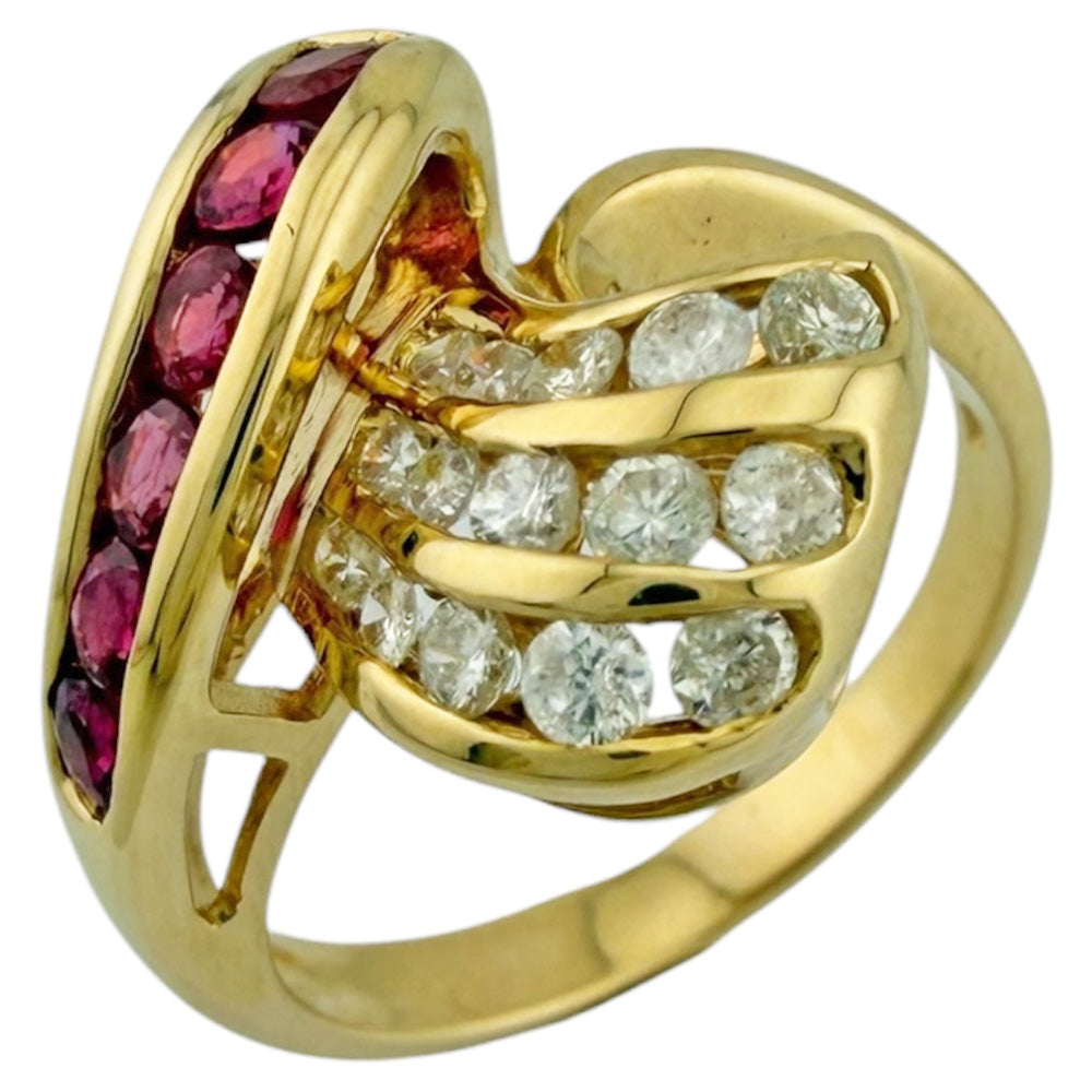 Ring Ring No. 11 18K K18 Gold Ruby Ladies Used – 【公式 