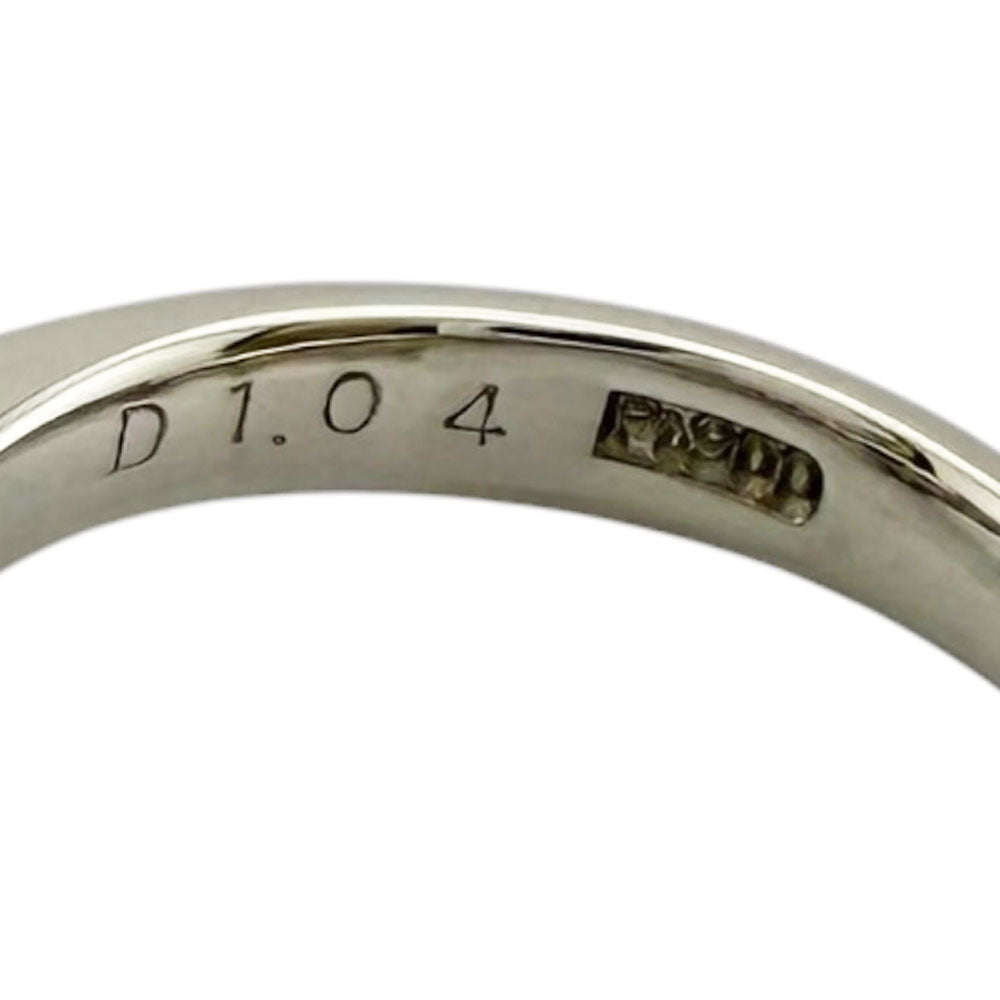 リング 指輪 9号 Pt900プラチナ ダイヤモンド レディース 中古