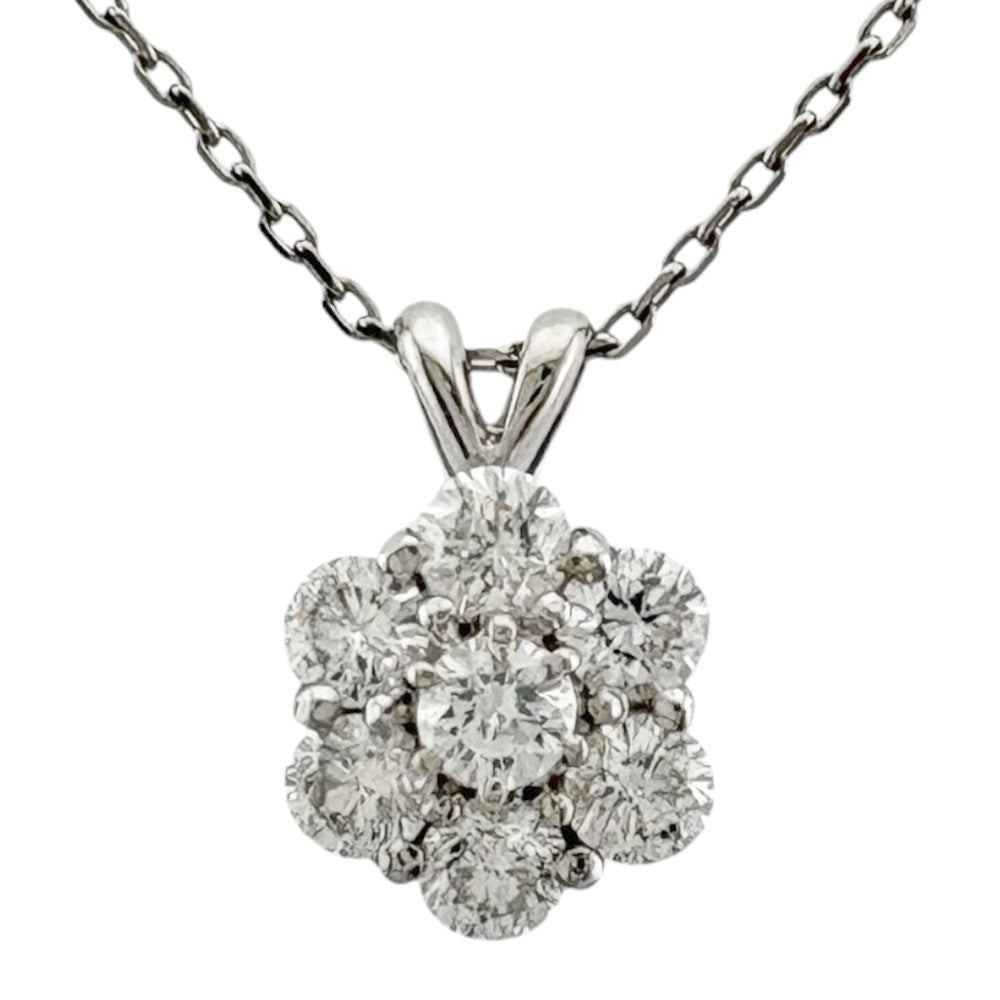 ネックレス Pt900プラチナ ダイヤモンド 1.14ct レディース 中古