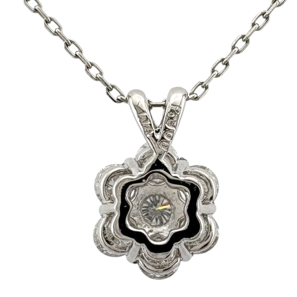 ネックレス Pt900プラチナ ダイヤモンド 1.14ct レディース 中古