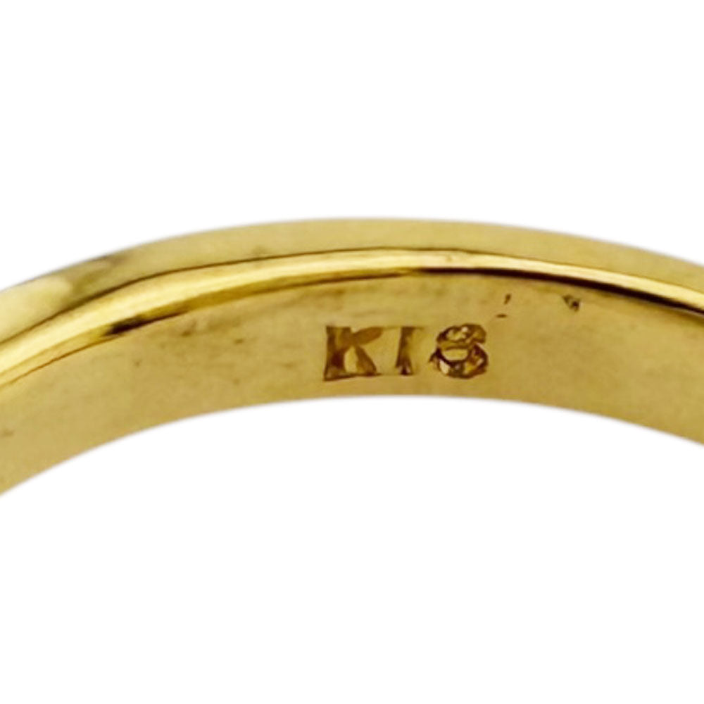 9号K18ゴールドリング ルビー付き リング 指輪 9号 18金 K18ゴールド ルビー レディース 中古 – 【公式