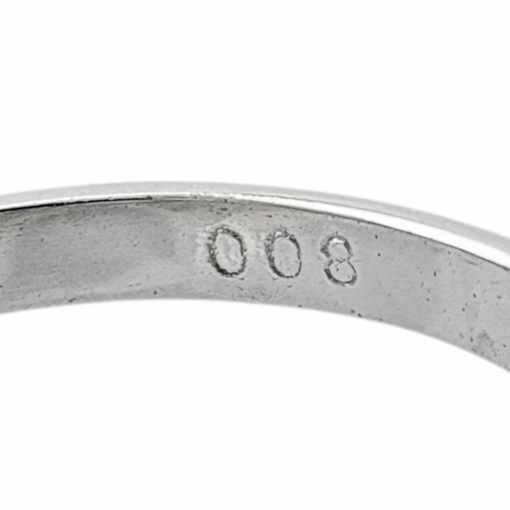 リング 指輪 13号 18金 K18ホワイトゴールド オパール レディース 中古