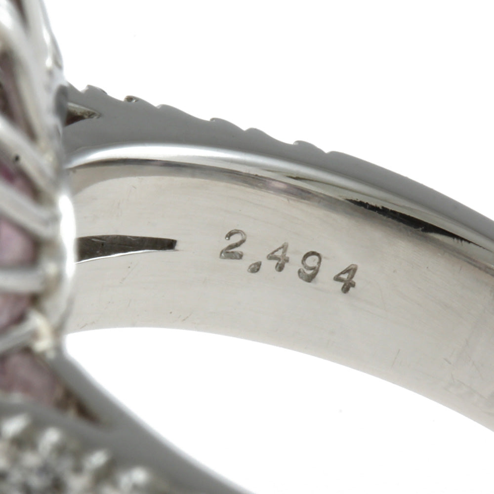 GIA鑑別書付き スリランカ産ピンクサファイア ノーヒート 非加熱