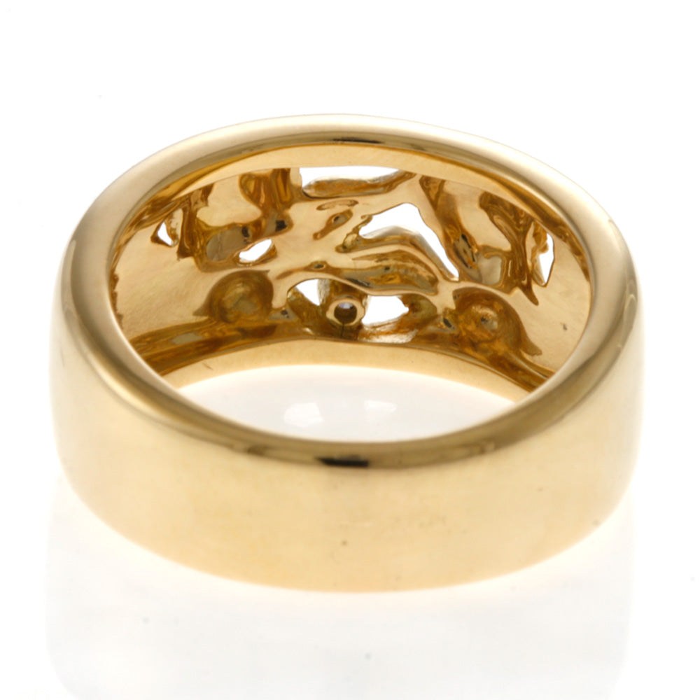 アンティーク　レトロ K18 刻印 指輪 13.5号位 総重量約3.1gほど アンティーク レトロ K18 刻印 指輪 13.5号位 総重量約3.1gほど