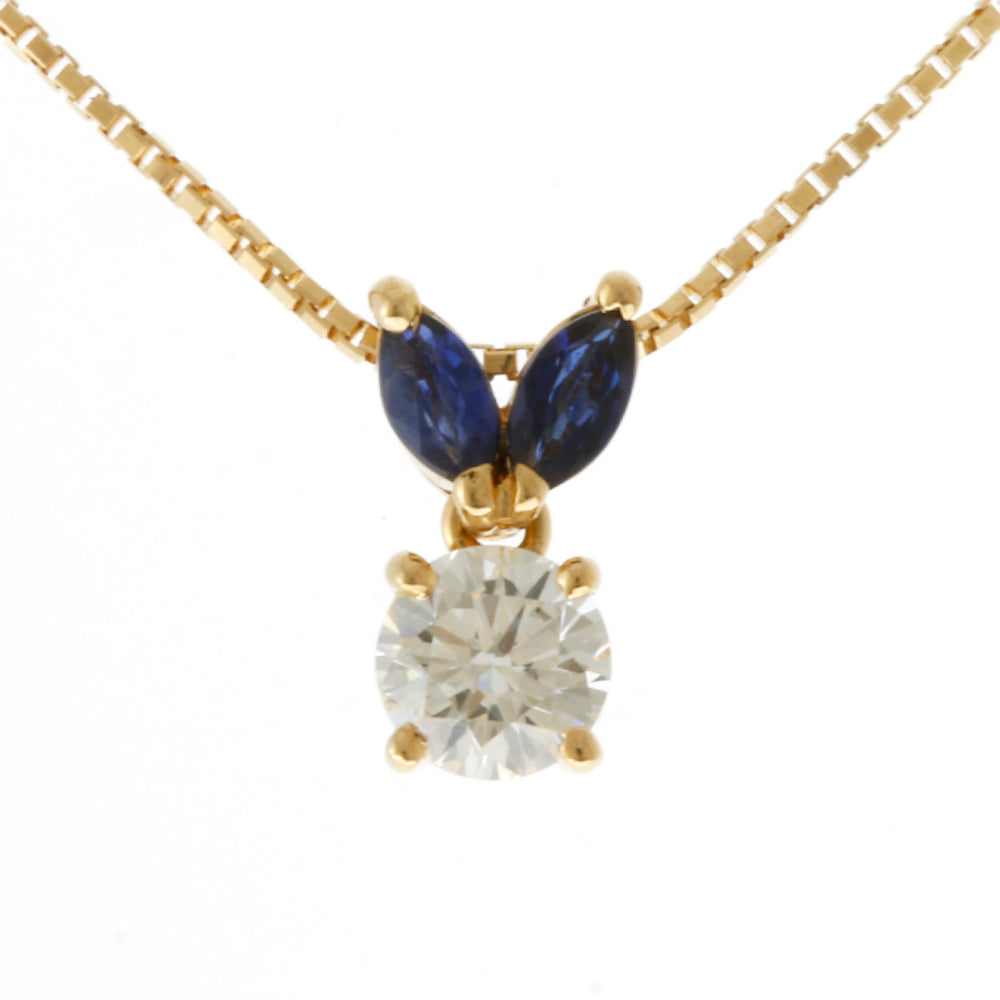 ネックレス 18金 K18イエローゴールド ダイヤモンド 0.317ct 