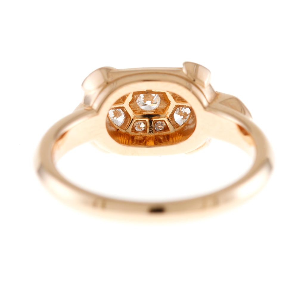 CARTIER Tortue Turtle Ring, Size 10.5, 18K K18 Pink Gold, Diamond, Wom –  【公式】リサイクルキング オンラインショップ