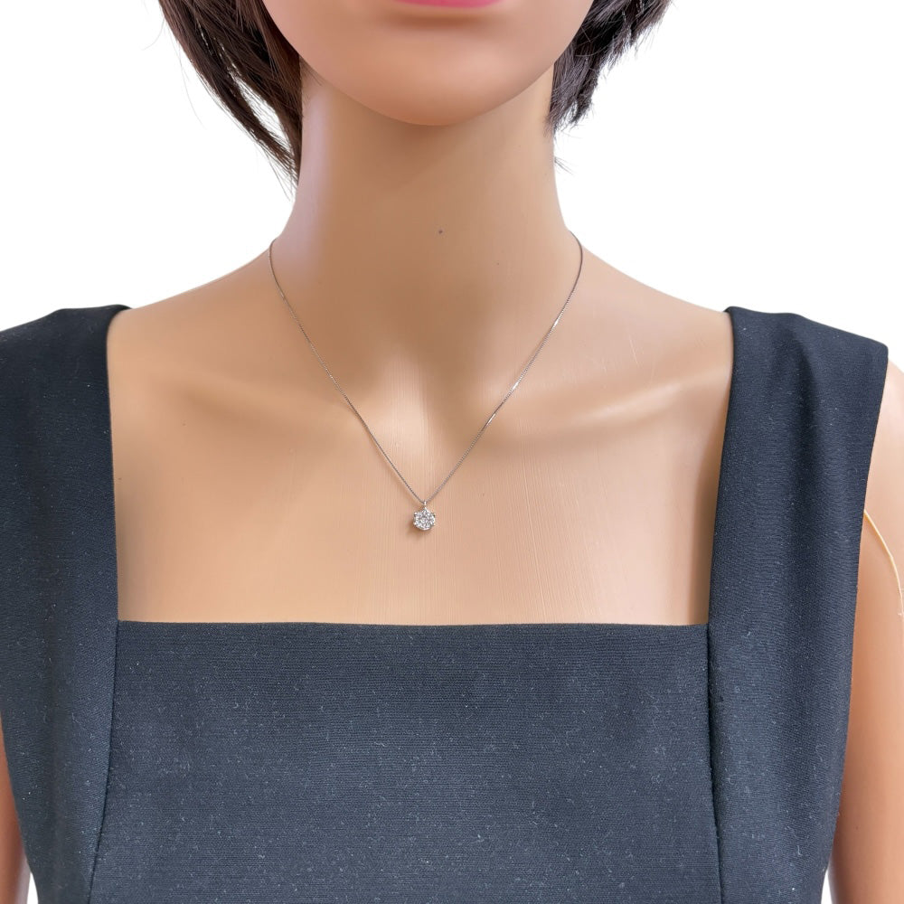 ネックレス Pt900プラチナ ダイヤモンド レディース 中古