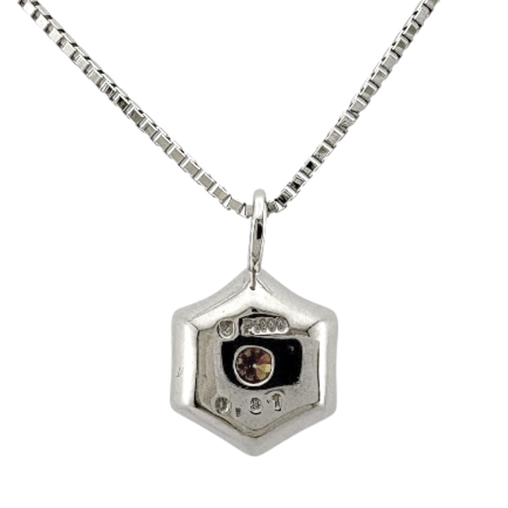 ネックレス Pt900プラチナ ダイヤモンド レディース 中古