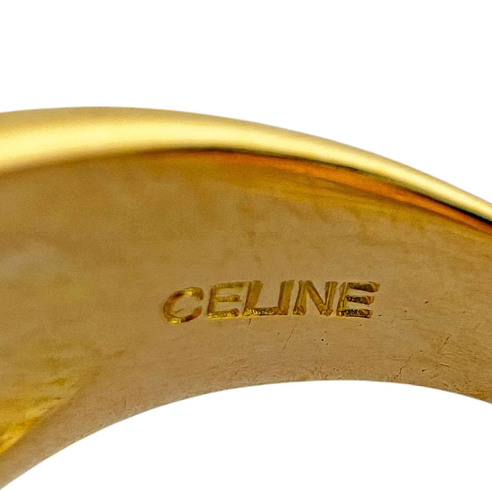 CELINE セリーヌ リング 指輪 14号 18金 K18イエローゴールド