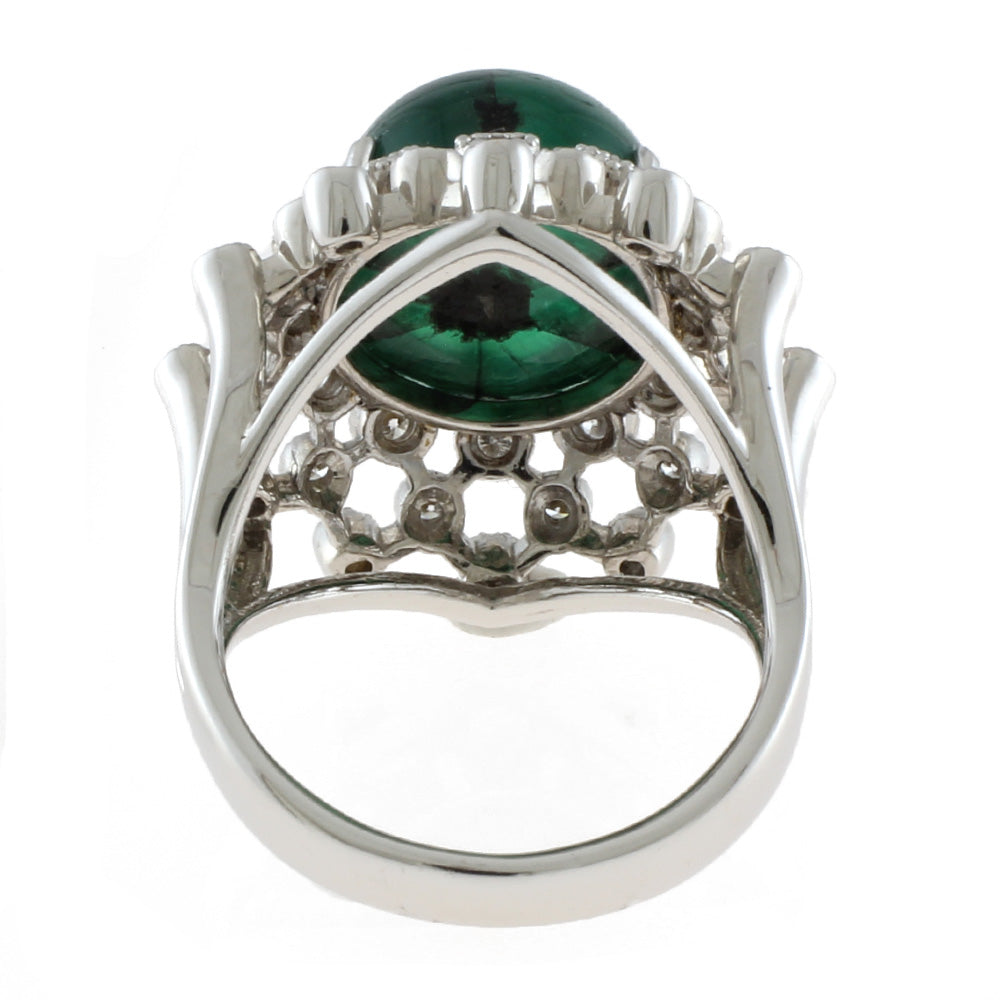 エメラルドリング　サイズ約13号 エメラルド0.65ct atelier-ubazakura_14385-213e