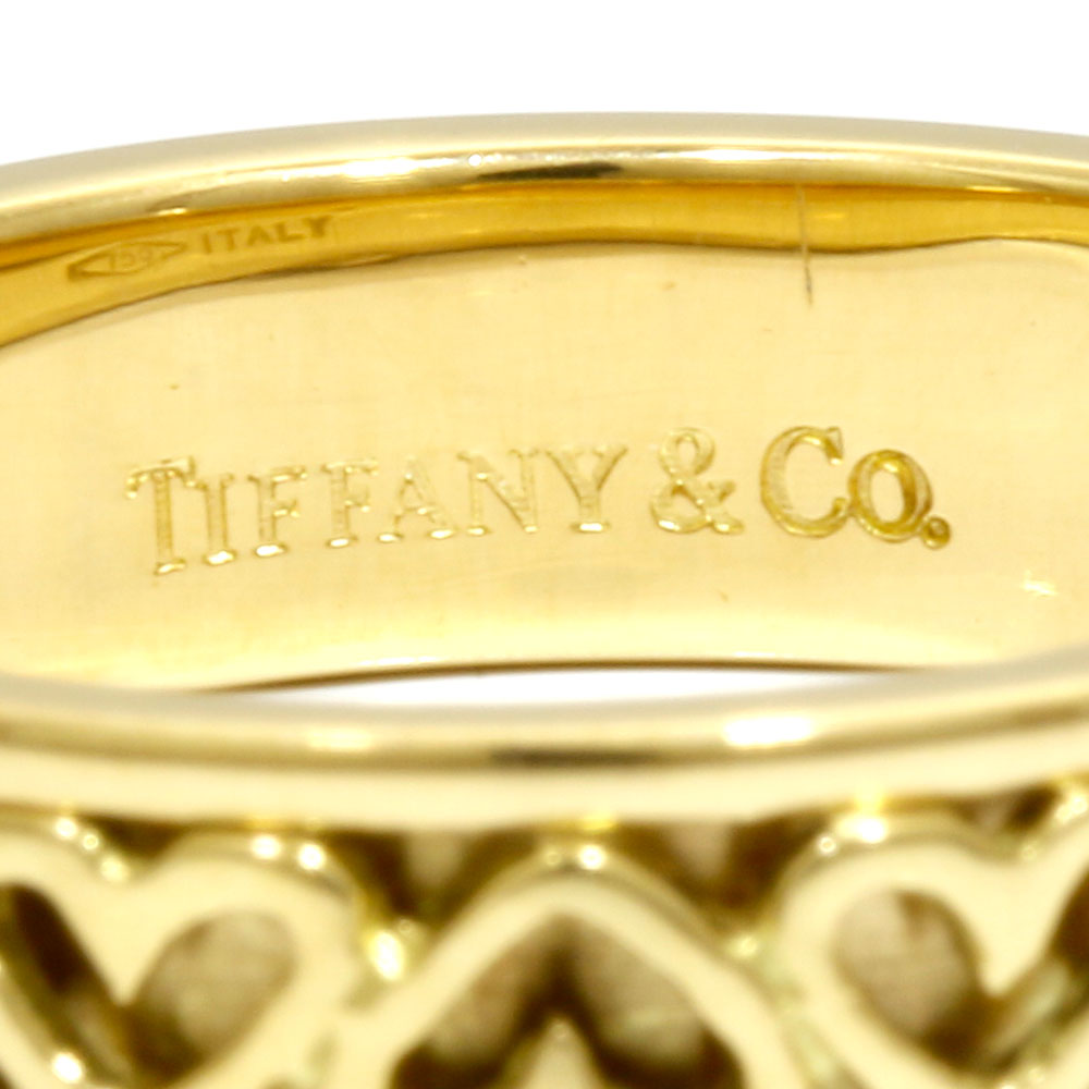 中古】 ティファニー TIFFANY&Co. K18 リング 指輪 ハートカット 中古】 ティファニー TIFFANY&Co. K18 リング 指輪 ハートカット