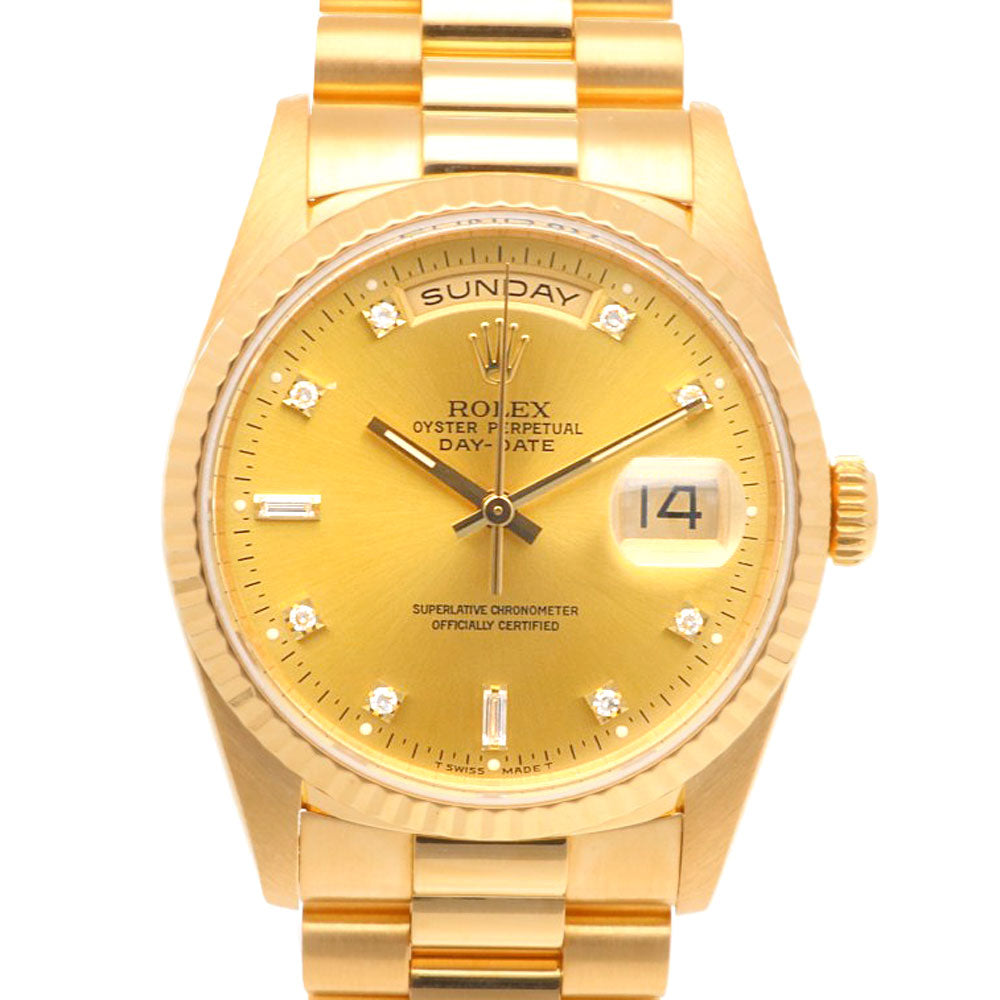 ROLEX ロレックス デイデイト オイスターパーペチュアル 腕時計 18金