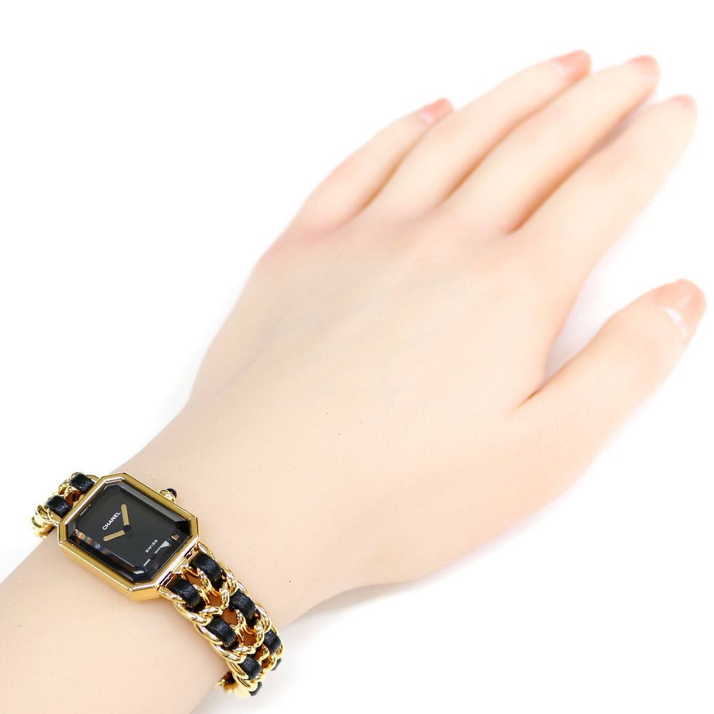 CHANEL シャネル プルミエール M 腕時計 GP H0001 クオーツ レディース