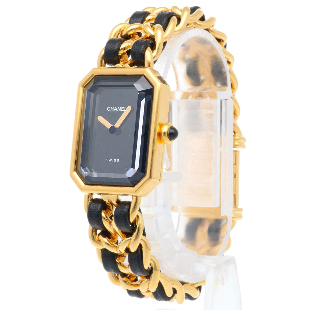 CHANEL シャネル プルミエール M 腕時計 GP H0001 クオーツ レディース