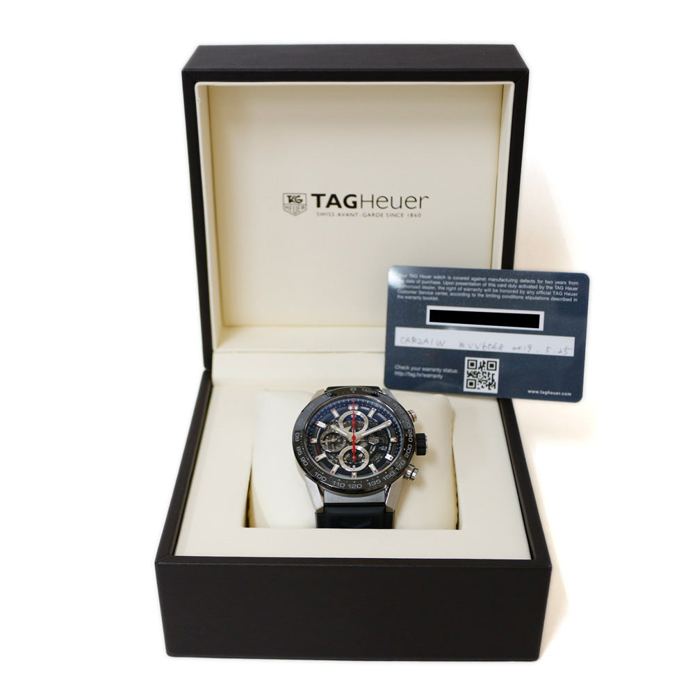 タグホイヤー TAG HEUER カレラ クロノグラフ スケルトン 腕時計 ステンレススチール CAR2A1W メンズ 中古 【1年保証】 –  【公式】リサイクルキング オンラインショップ